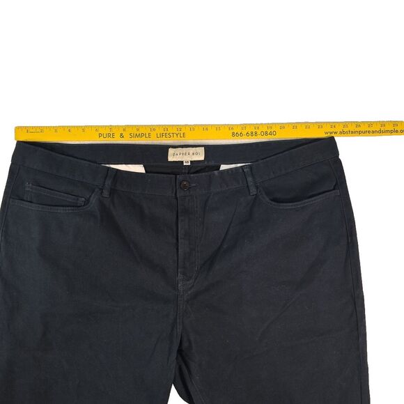 Dapper Boi Chino Slim Premium Pants Stretch Unisex Size 48x31 Navy Preppy - Picture 5 of 8